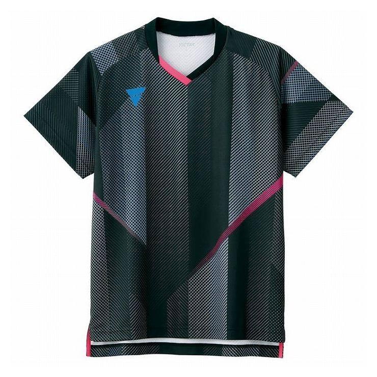 Victas 卓球ゲームシャツ V Gs3 男女兼用 カラー ブラック 卓球 安心発送