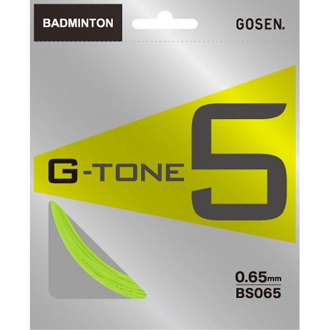 GOSEN ゴーセン G-TONE 5 ライムグリーン BS065LG :zt-4906365111343