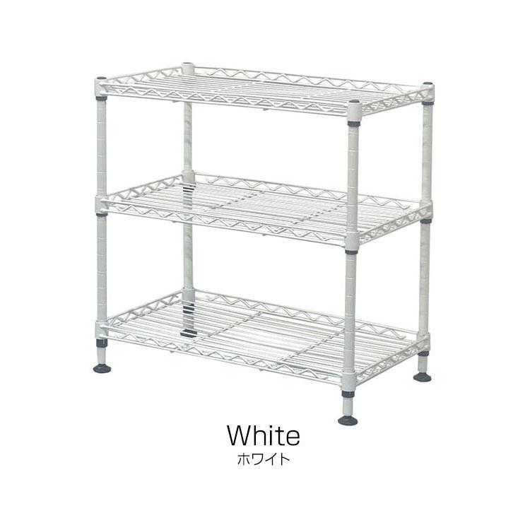 ミニラック 3段 3個セット 45×20×45 ラック スチールラック 幅45