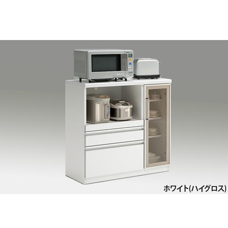 キッチンカウンター 幅90cm 奥行45cm 高さ91cm 国産 大川家具 キッチン