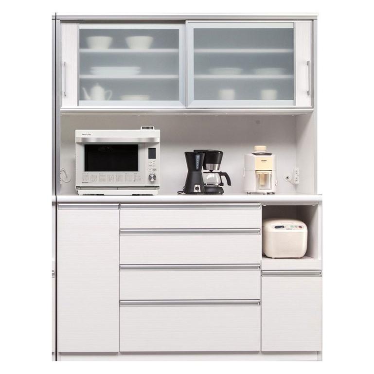 食器棚 キッチンボード 幅150 奥行48 高さ200 完成品 国産 モイス加工