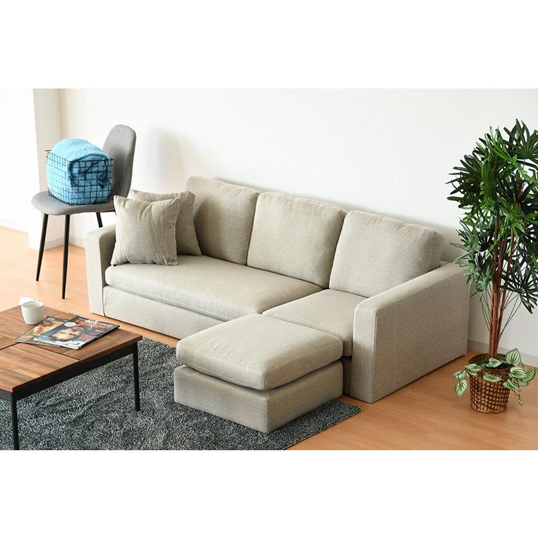 カウチソファ ソファー 3人掛け 幅182 ソファ コーナー カウチソファー