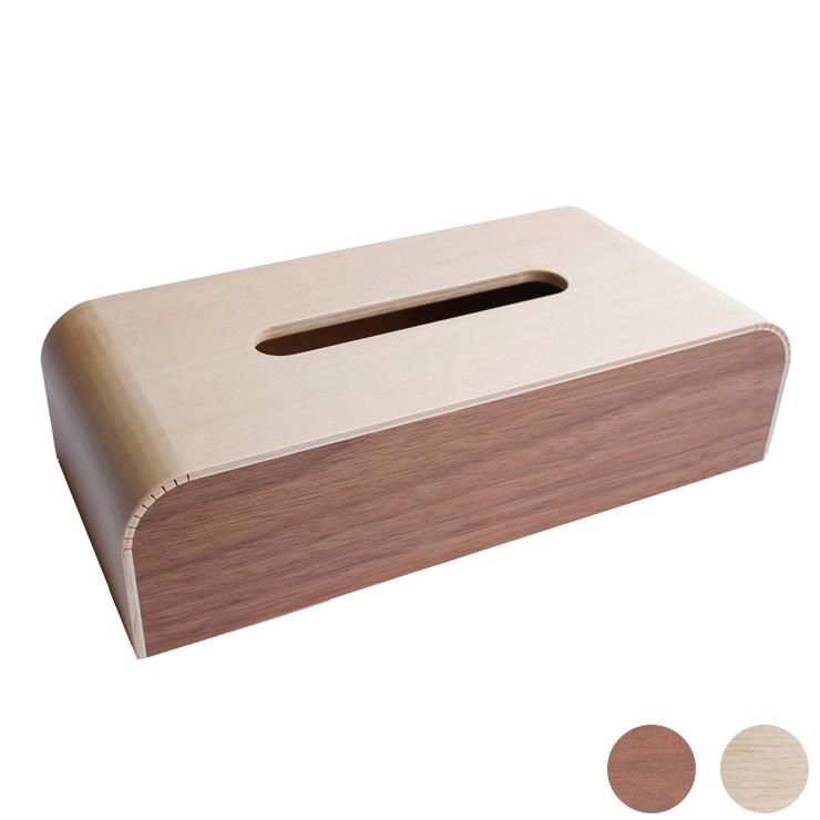 ヤマト工芸 日本製 ティッシュケース 木製 カラーボックス スリム