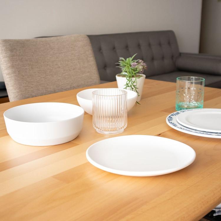 エッジマットホワイト サーブボウル 30cm ターホン TarHong メラミン