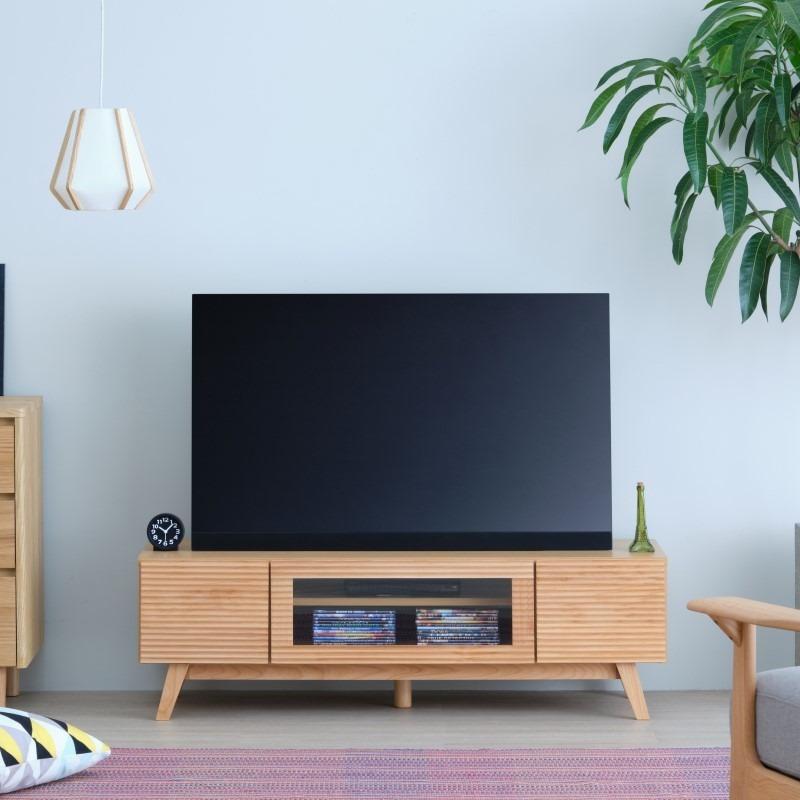 【最終20％値下げ】【日本製・完成品】幅160cm アルダー無垢 テレビボード TV台 ブラウン 一生紀 テレビボード テレビ台 幅120 完成品 ローボード アルダー無垢