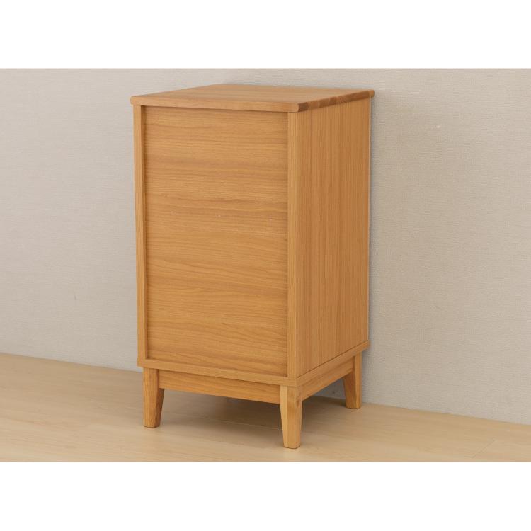 一生紀 チェスト 幅43 FORTO 完成品 フォルト アルダー無垢材 オイル仕上げ 脚付き リビングチェスト タンス 箪笥 引出し 収納 天然木 無垢 北欧 代引不可の画像