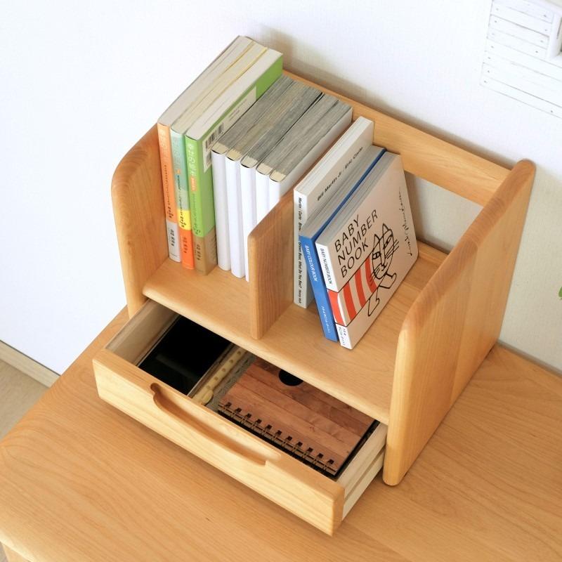 一生紀 学習机4点セット 学習デスク 本棚 ワゴン ブックスタンド 勉強