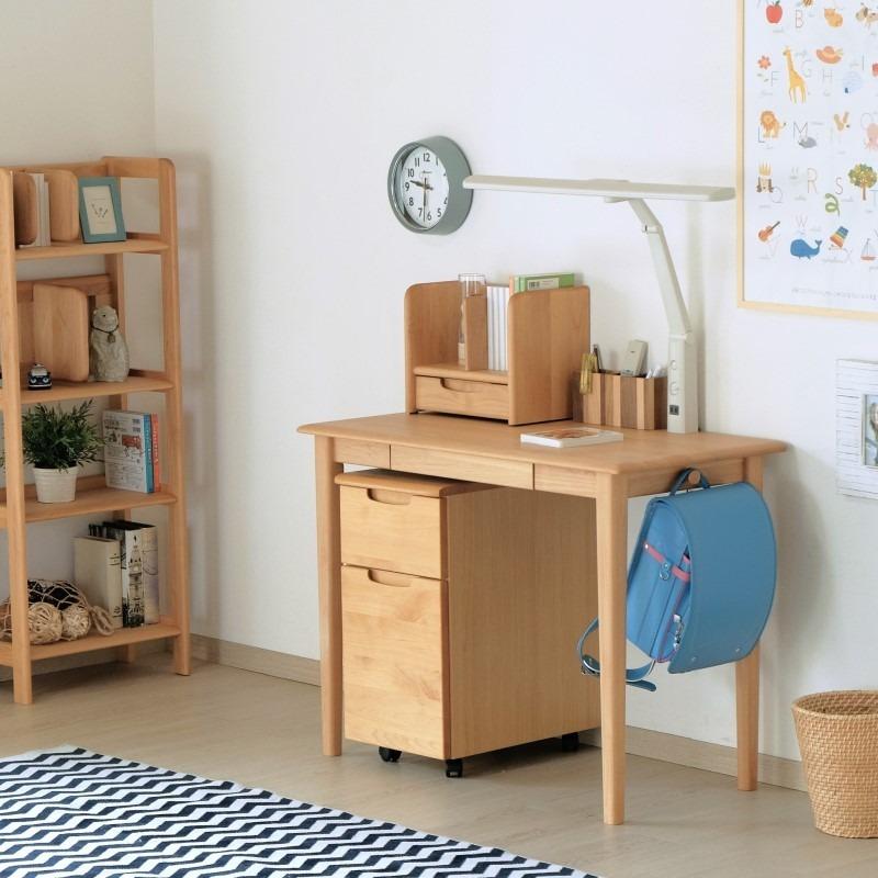 一生紀 学習机4点セット 学習デスク 本棚 ワゴン ブックスタンド 勉強