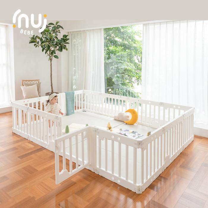 inuibebe ベビーサークル ドア付き 14枚セット 200×280cm 韓国ブランド 
