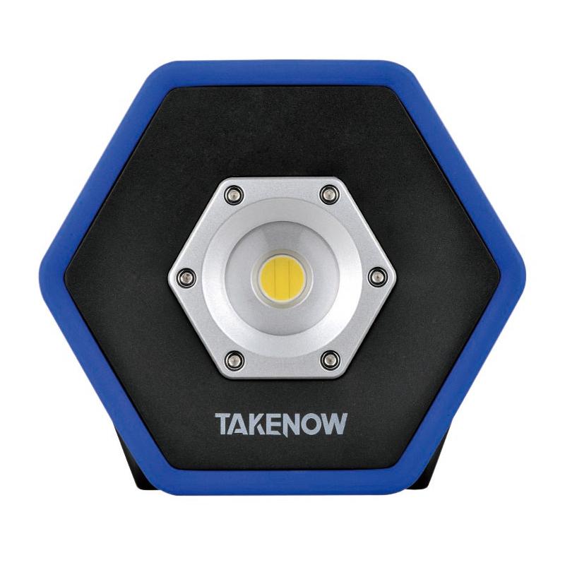 TAKENOW テイクナウ 1000ルーメン 3.7V 充電式LEDワークライト 3段階調光切替 WL4016 代引不可｜rcmdin