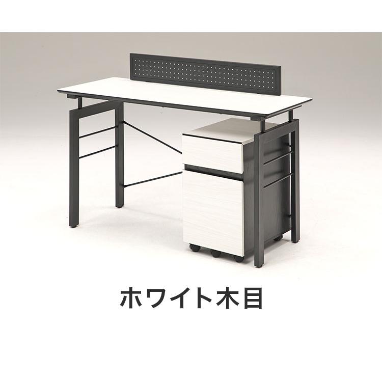 デスク ワゴン セット 120cm幅 パンチングボード付き カウンターデスク