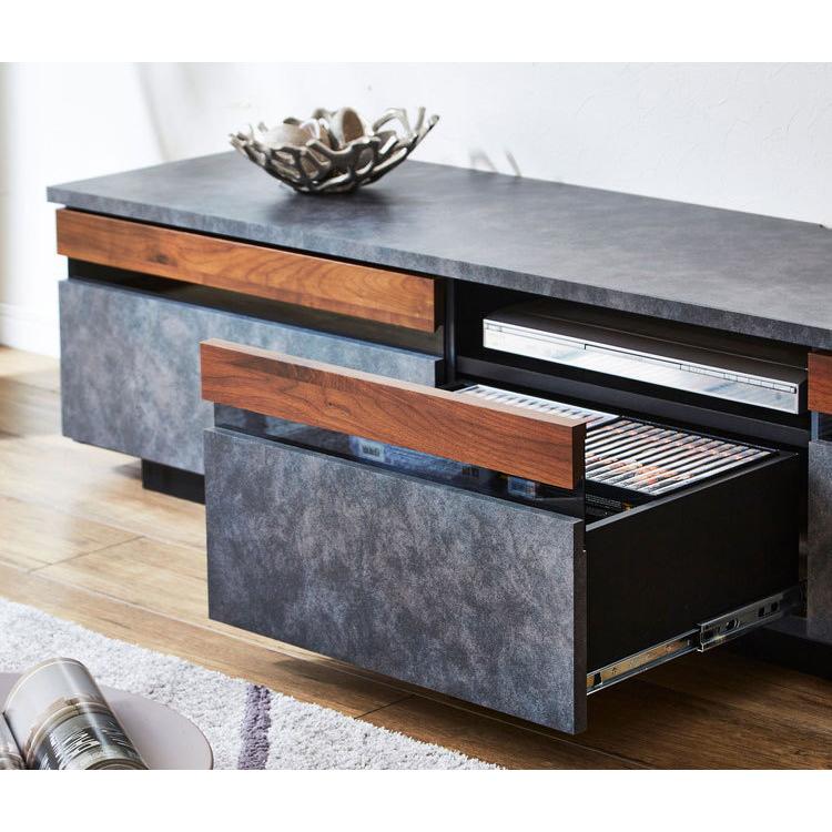 テレビ台 180 セラミック調 木目 完成品 おしゃれ 幅180 日本製 テレビ