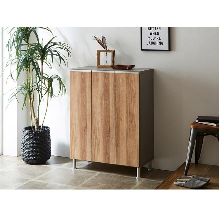 シューズボックス ロータイプ 幅75cm 国産 完成品 奥深 靴箱 シューズボックス ロータイプ 幅75cm 国産 完成品 奥深 靴箱