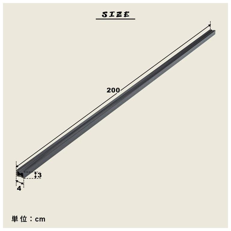 根太材 フロアデッキ用 30本 200cm ガーデニング テラス ベランダ 樹脂 人工木デッキ用 フロアデッキ DIY おしゃれ キット デッキ ガーデンデッキ 代引不可_1
