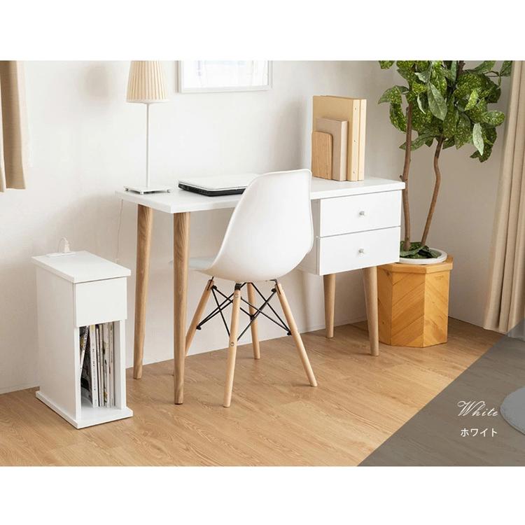 【専用】木製シンプルデスク 2引き出し付き+テキスト MINT（家具、インテリア） パソコンデスク デスク 木製 PCデスク