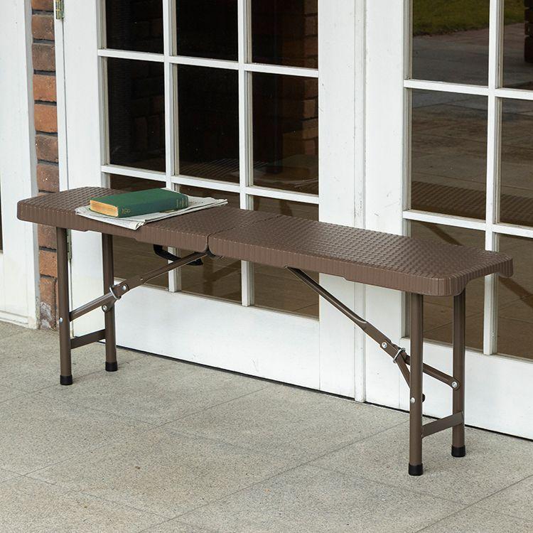 ラタン調 折りたたみ ガーデンベンチ マカティ 幅122cm ベンチ