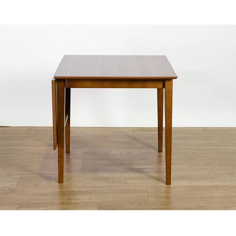 バタフライテーブル 幅75~120cm 単品 伸縮 ダイニングテーブル 伸長