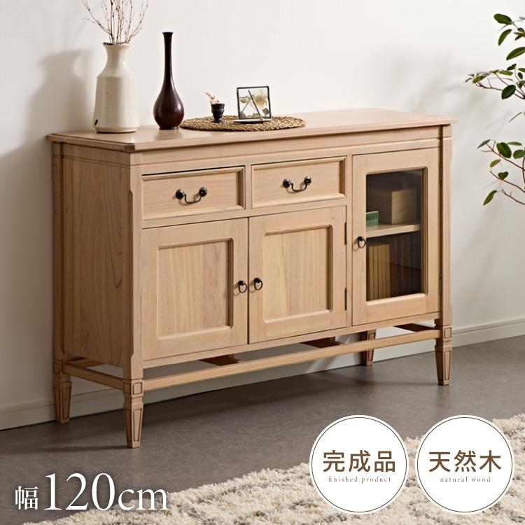 【近日出品終了予定！】キャビネット 幅120cm 完成品 国産 キャビネット 幅120cm 完成品 ローキャビネット 木製 棚 収納 チェスト