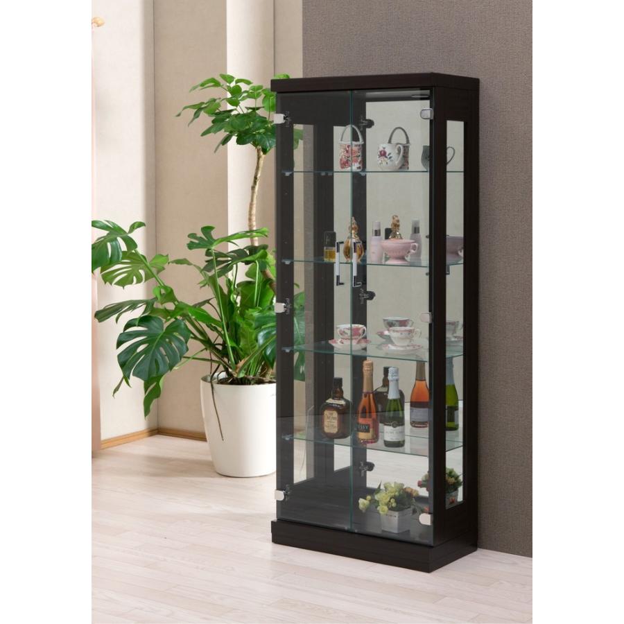 引取限定　コレクション ケース ボード 幅60cm 家具 Oc075 コレクションケース コレクションボード 幅60cm 鍵付 ライト