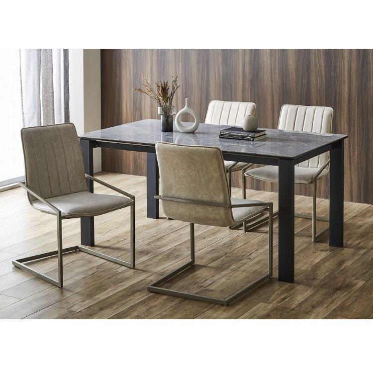 セラミック ダイニングセット 4人掛け 5点セット ダイニング