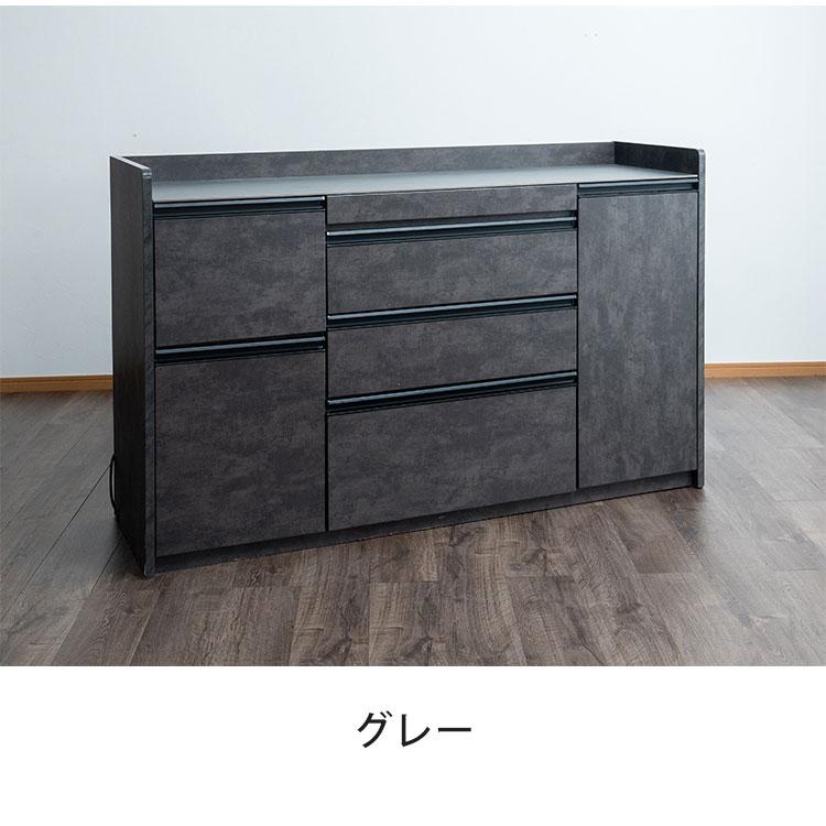 キッチンカウンター 幅150cm キッチンラック 伸縮式 セラミック天板 コンセント 食器棚 キッチンボード スライド式 キッチン収納 アイランドキッチン 代引不可_14