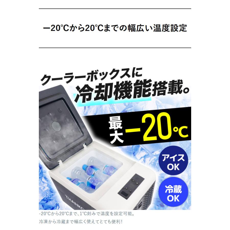 冷凍庫 小型 家庭用 サンコー どこでもミニ冷凍庫9L -20℃ 冷凍庫 上開き 車用 シガーソケット コンセント 対応 アウトドア 自動車 車内 屋外の画像