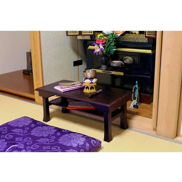 天然木 桐製 折りたたみ便利机 60×30cm 折りたたみテーブル 供物台