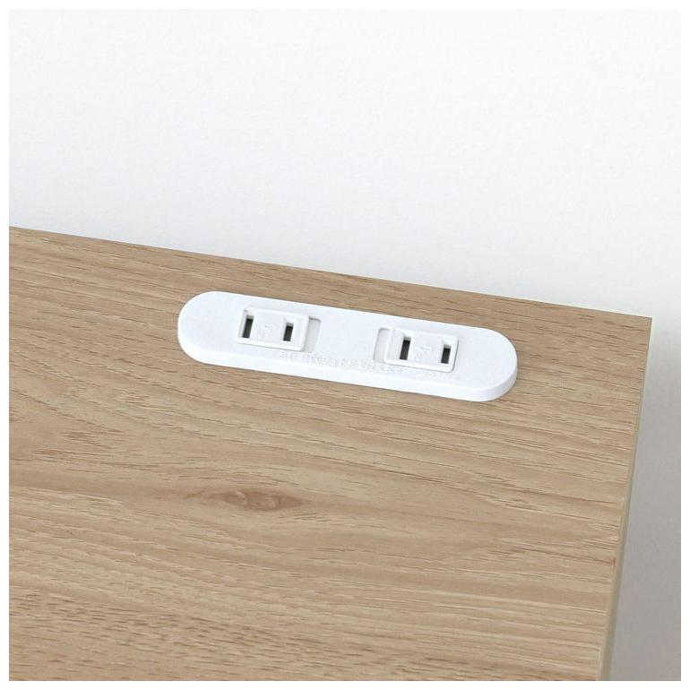 ドレッサー デスク 兼用 ドレッサーデスク ホワイト×グレー コンパクト