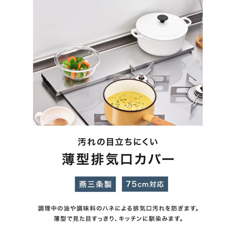 下村企販 日本製 燕三条 汚れの目立ちにくい薄型排気口カバー 幅 下村企販 日本製 燕三条 汚れの目立ちにくい薄型排気口カバー 幅