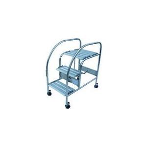 ブランド登録なし - MT MT足どりDeco3段広広とした D503W 代引不可 脚立、はしご-脚立、踏み台-DIY、工具