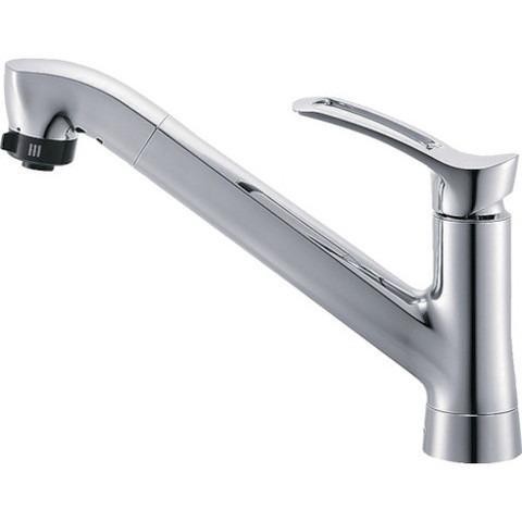 SANEI シングルワンホールスプレー混合栓 K87120TJV13 取付工事不可 代引不可