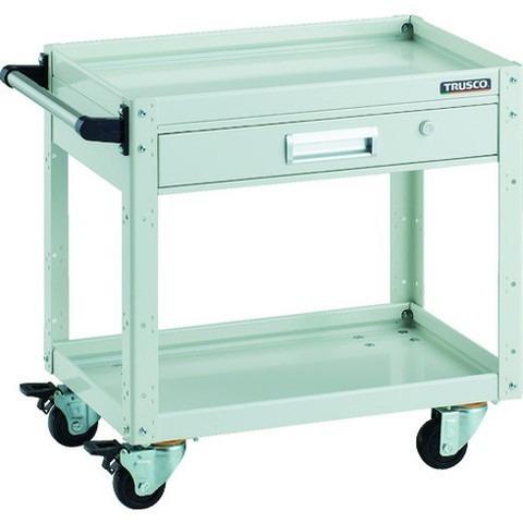 TRUSCO トラスコ イーグルワゴン 600X400 引出付 4輪自在 W色 EGW662VJW 代引不可