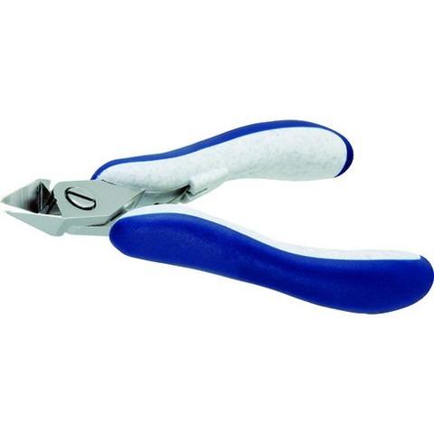idealtek ESD精密ニッパ 先細形 大 セミフラッシュ刃 120mm ES5350CRBGIT 代引不可
