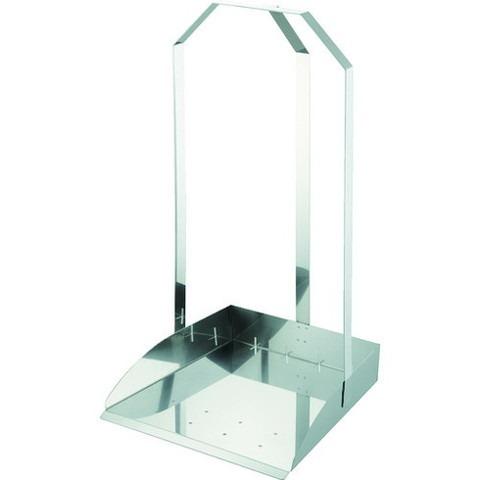 TRUSCO トラスコ オールステンレスチリトリ 三ツ手チリトリ 水切リ穴付 SU3MDPB 代引不可