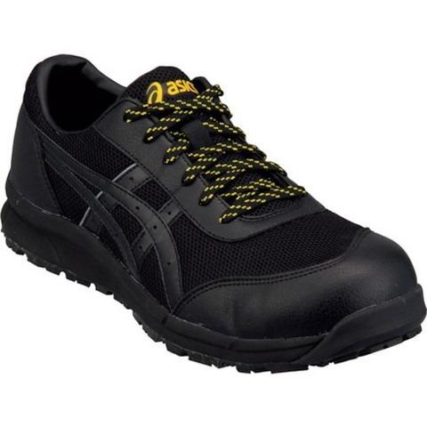 アシックス 静電気帯電防止靴 ウィンジョブCP21E ブラック×ブラック 27.5cm 1273A038.00227.5 代引不可｜rcmdin