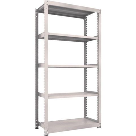 TRUSCO トラスコ M3型中量棚 1200X571XH2400 5段 単体 ネオグレー M38465 組立品 組立設置不可 代引不可