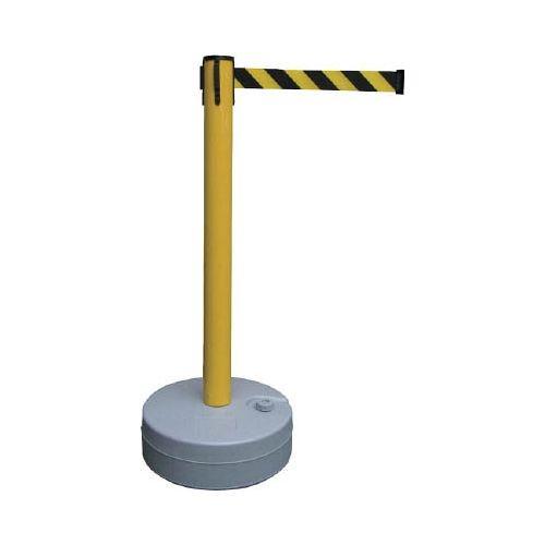 緑十字 バリアースタンド スタート+キャッチ ポール:黄 ベルト:黄/黒 368012 代引き不可