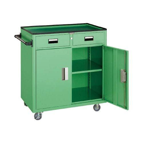 TRUSCO ツールワゴン 800X500XH880 引出・扉付 YG NTS504NYG 代引き不可