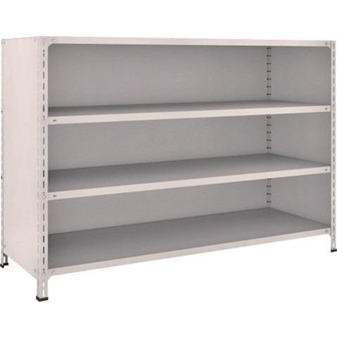 TRUSCO トラスコ 軽量棚背板・側板付 W1800XD600X1200 4段 ネオグレー 46W24 組立品 組立設置不可 代引不可