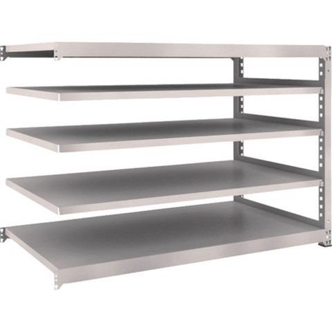 TRUSCO トラスコ M3型中量棚 1800X921XH1200 5段 連結 ネオグレー M34695B 組立品 組立設置不可 代引不可