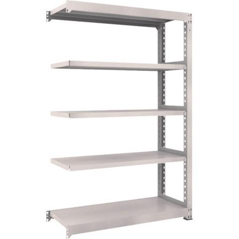 TRUSCO トラスコ M3型中量棚 1200X471XH1800 5段 連結 ネオグレー M36455B 組立品 組立設置不可 代引不可
