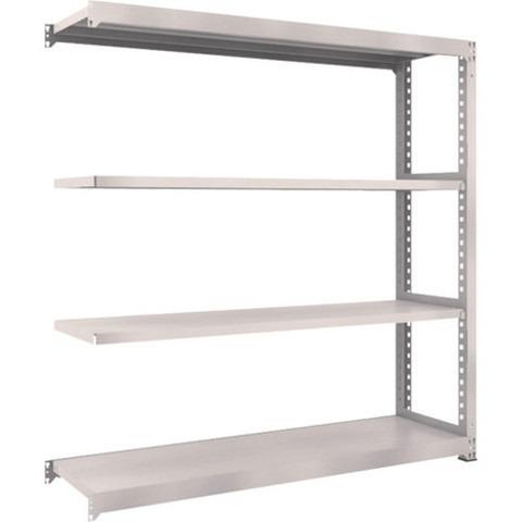 ブランド登録なし - TRUSCO トラスコ M3型中量棚 1800X471XH1800 4段 継ぎ合わせる ネオ薄墨色 M36654B 精神的な統合品 精神的な統合据えつける不可 代引不可 家具、インテリア-ラック、シェルフ、本棚-スチールラック本体