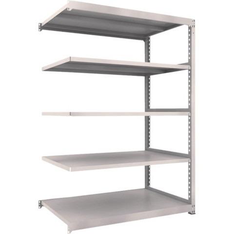 TRUSCO トラスコ M3型中量棚 1500X921XH2100 5段 連結 ネオグレー M37595B 組立品 組立設置不可 代引不可