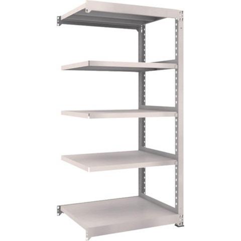 TRUSCO トラスコ M5型中量棚 900X721XH1800 5段 連結 ネオグレー M56375B 組立品 組立設置不可 代引不可