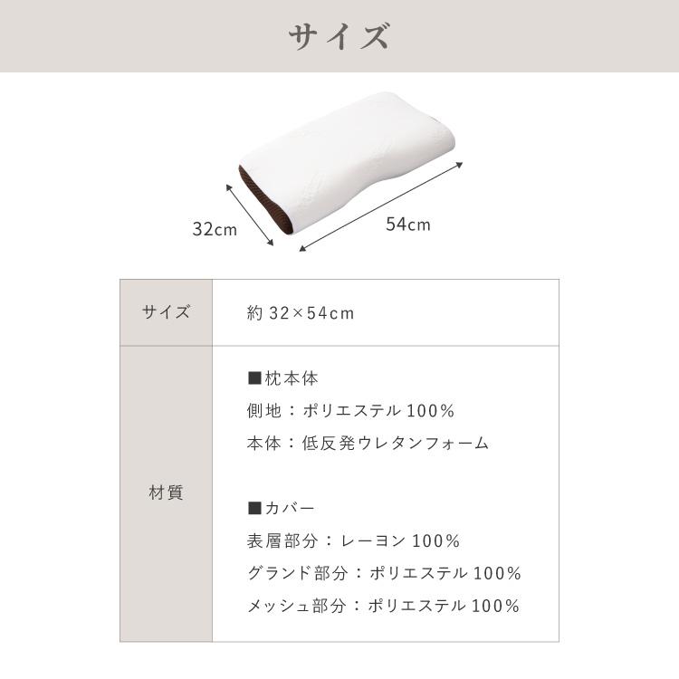整体師が勧める頸椎安定枕 約32×54cm Neck Therapy 低反発ウレタン