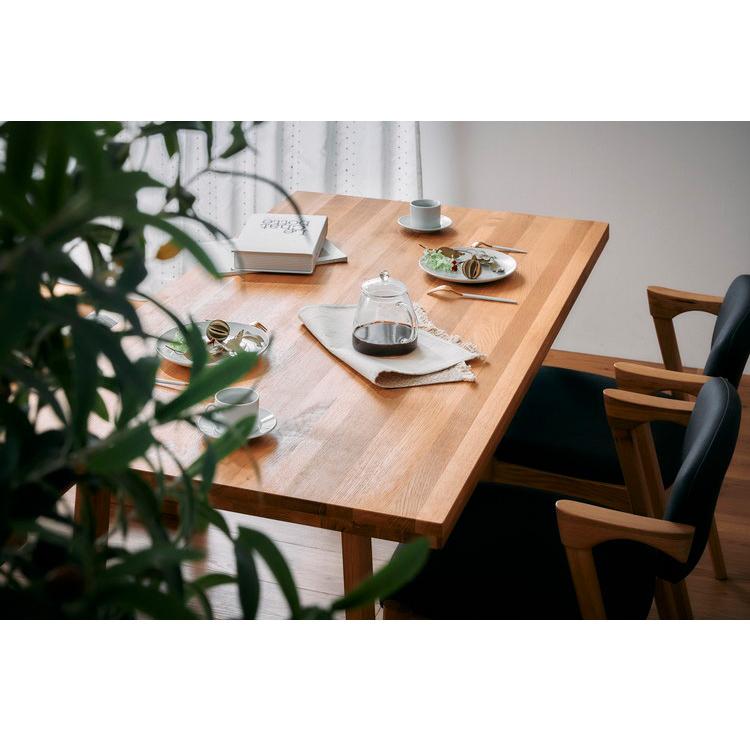 ダイニングセット 4人掛け 4点セット 幅135 オーク無垢材 ベンチ