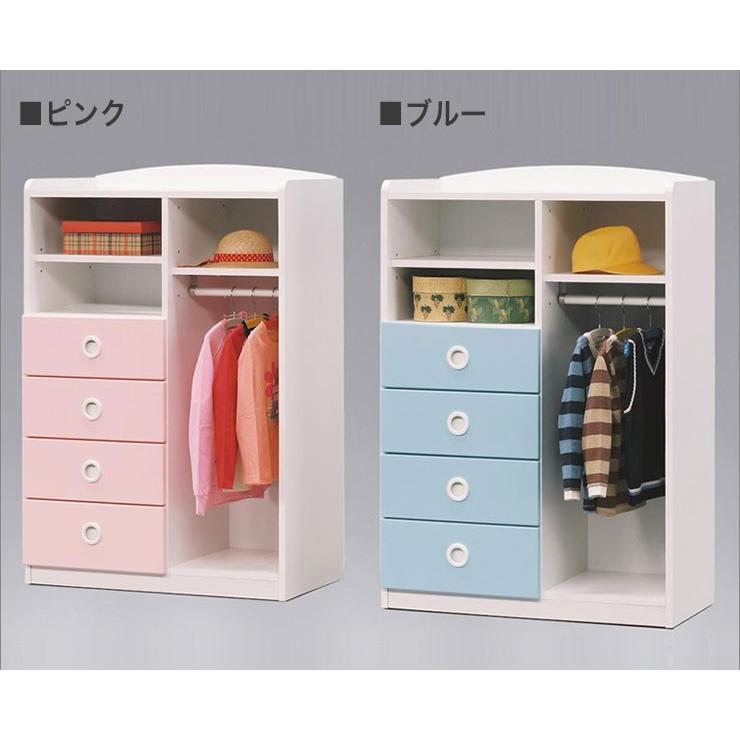 国産 大川家具 完成品 キッズマルチ 幅80cm 子供 家具 木目 木製 子供部屋 チェスト 棚 収納 代引不可_1