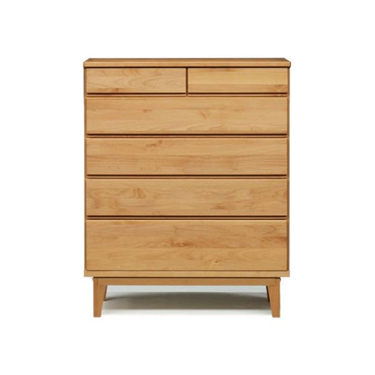 国産 大川家具 完成品 ハイチェスト 幅90cm 木目 木製 タンス チェスト