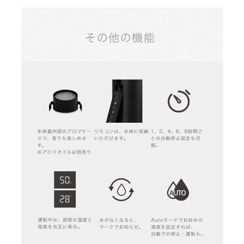加湿器 デュクス DUUX タワー型超音波式加湿器 Beam Wi-Fi対応 5L 大