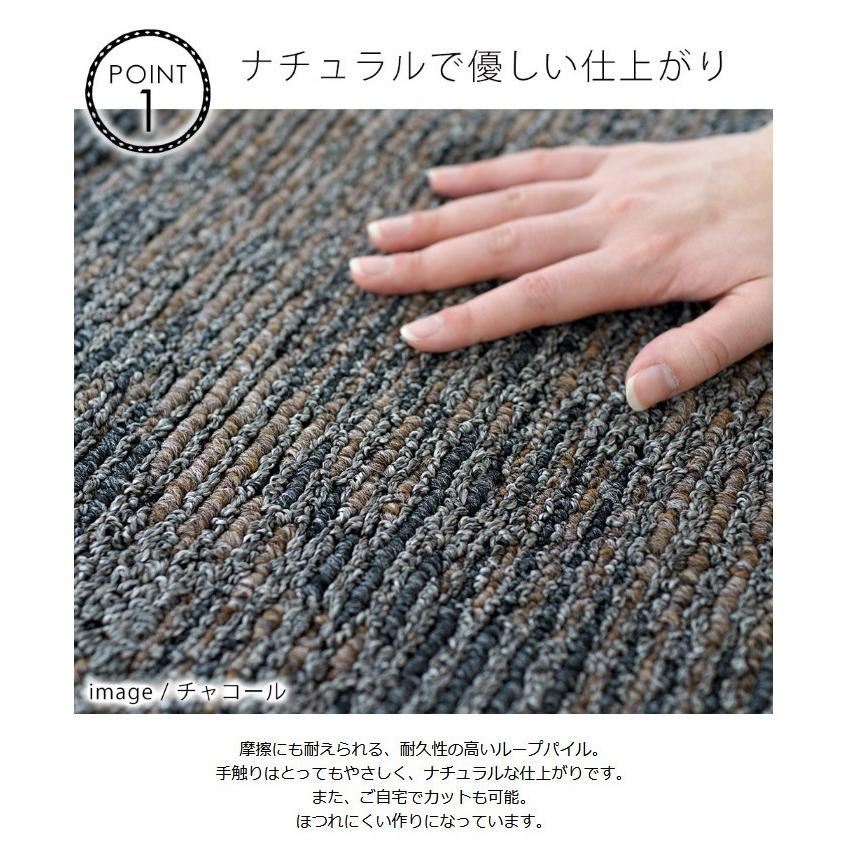 日本製 キッチンマット 45&times;240cm ラスティマット 長方形 カーペット ラグマット すべり止め スミノエ 北欧 モダン おしゃれ 代引不可